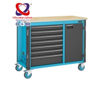 Tủ đồ nghề kết hợp bàn làm việc di động Hazet 179NW-7