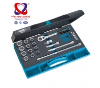 Bộ tuýp và tay vặn 3/8” 17 chi tiết  Hazet 880/17