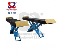 Cầu nâng cắt kéo Hofmann có vị trí kiểm tra góc lái