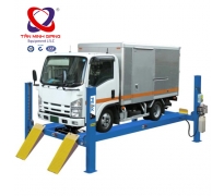 Cầu nâng bốn trụ cho xe tải Peak 418